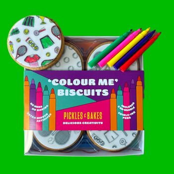 Limited Edition Tennis Colour Me Biscuits, 3 of 3