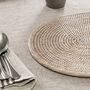 Marbury Oval Rattan Placemat Set Of Two, thumbnail 2 of 2
