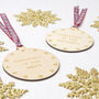 Personalised Christmas At The…Wooden Decoration, thumbnail 3 of 5