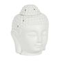White Buddha Head Oil Burner, thumbnail 1 of 6