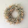 Dried Statice Wreath With Bunny Tails, thumbnail 1 of 5