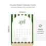 2025 Desk Calendar With Refillable Cards And Wood Stand, thumbnail 2 of 11