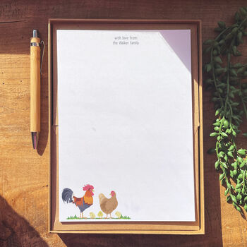 Chicken Family Letter Writing Set, 4 of 5
