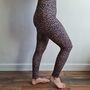 Leopard Print Adult Festival Leggings, thumbnail 5 of 5