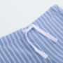 Edward Blue Stripe Shorts, thumbnail 3 of 8