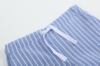 Edward Blue Stripe Shorts, 3 of 8