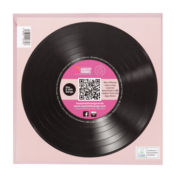 'All You Need Is Love' By The Beatles Vinyl Card, 2 of 2