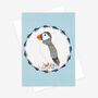 'Pete The Puffin' Greetings Card, thumbnail 2 of 2