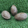 Box Of Three Mini Chocolate Rugby Balls, thumbnail 2 of 3