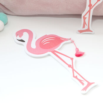 Pink Flamingo Emery Board With Tassel, Two Colourways, 2 of 2