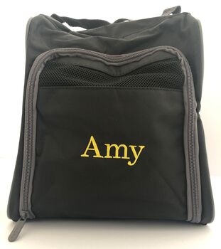 Personalised Embroidered Hiking Walking Boot Bag, 7 of 7