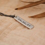 Men's Personalised Silver Tag Necklace, thumbnail 5 of 12