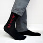Personalised Valentines Socks For Him Or Her, thumbnail 3 of 3