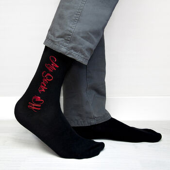 Personalised Valentines Socks For Him Or Her, 3 of 3