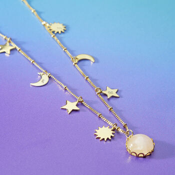 Ad Astra Personalised Planet Charm Necklace, 3 of 9