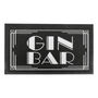 Gin Bar Black Recycled Outdoor Doormat, thumbnail 2 of 2