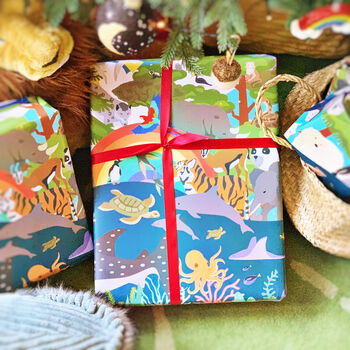Animal Wrapping Recycled Paper, 3 of 8