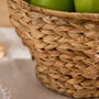 Water Hyacinth Wicker Footed Fruit Bowl, thumbnail 3 of 7