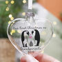 Penguin First Christmas As Grandparents Bauble, thumbnail 2 of 12