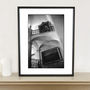Boy On Staircase, France Photographic Art Print, thumbnail 1 of 4