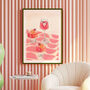 Pink Cocktails Retro Kitchen Print, thumbnail 4 of 8