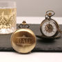 Personalised Bronze Pocket Watch Twin Opening, thumbnail 1 of 6