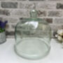Large 24cm Recycled Glass Cloche Dome Bell Jar, thumbnail 2 of 7