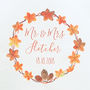 Personalised Autumn Wedding Table Runner, thumbnail 2 of 4