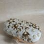Off White Oval Floral Clutch, thumbnail 2 of 11
