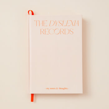 Dyslexia Records A5 Lined Notebook, 3 of 8