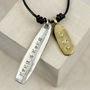 Personalised Mixed Tag Necklace, thumbnail 3 of 5