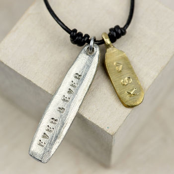 Personalised Mixed Tag Necklace, 3 of 5