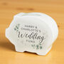 Personalised Wedding Piggy Bank Personalised Gift, thumbnail 3 of 5