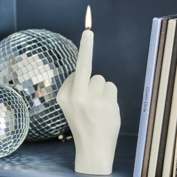 F*Ck You Hand Gesture Candle, 2 of 4