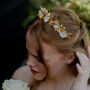 Gold Bridal Flower Crown, thumbnail 1 of 6