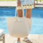 Personalised Canvas Large Tote Beach Shoulder Bag, thumbnail 5 of 7