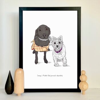 Hand Drawn Personalised Pet Portraits, 8 of 11