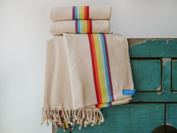 Personalised Sustainable Gift, Cotton Towel And Strap, 8 of 10