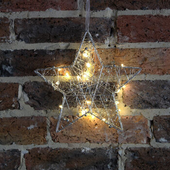 3D Wire LED Star Light Two Sizes, 3 of 5