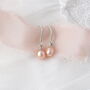 Handmade Sterling Silver Fresh Water Pearl Earrings, thumbnail 5 of 5