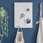 White Pegboard And Wooden Pegs, thumbnail 4 of 5