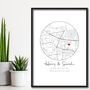 Personalised Where We First Met, Location Gift Print, thumbnail 5 of 9