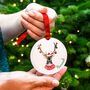 Personalised Christmas Reindeer Reusable Gift Tag, thumbnail 8 of 10