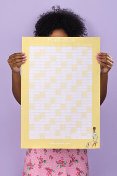 2024 Dated Wall Calendar Yellow, 2 of 5