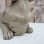 Grey Dachshund Planter Sausage Dog Flower Pot Home Decor, thumbnail 7 of 11