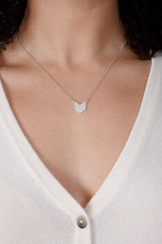 Arrow Pendant Necklace Silver, Gold Or Rose Gold, 9 of 12