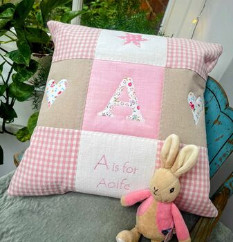 Personalised Alphabet Cushion, 9 of 10