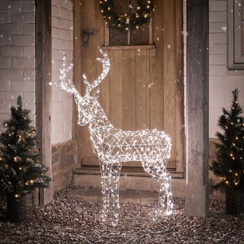 Duchy Stag Dual Colour Micro LED Light Up Reindeer, 3 of 6