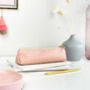 Blush Pink Leather Pencil Case, thumbnail 4 of 10