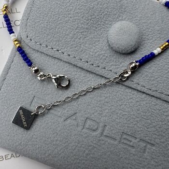 Birmingham City Football Club Fan Bead Bracelet With Charms, 5 of 5
